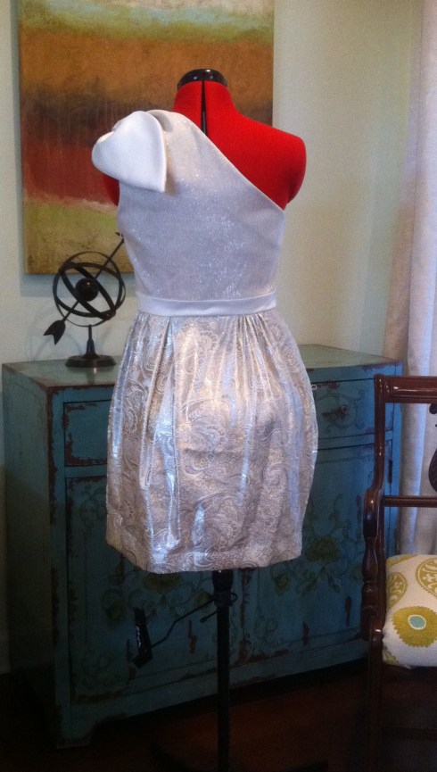 dress back by window